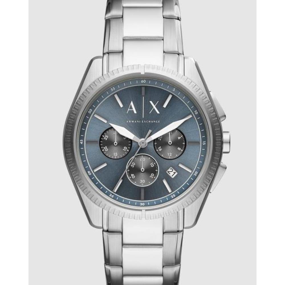 Armani Exchange Silver-Tone Chronograph Watch AR871AC99NAQ