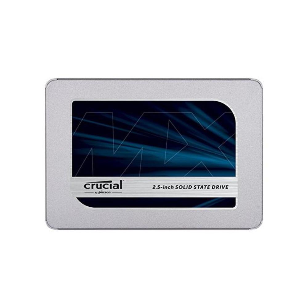 Crucial MX500 1TB SATA 2.5-inch 7mm (with 9.5mm Adapter) Internal SSD, 1000, CT1000MX500SSD1, Blue/Gray B078211KBB