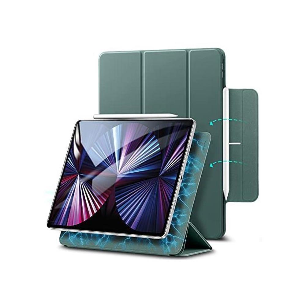 ESR Rebound Magnetic Smart Case for iPad Pro 11 2021/2020/2018,Convenient Magnetic Attachment [Supports Pencil Pairing &amp; Charging] Smart Case Cover, Auto Sleep/Wake Trifold Stand C B087CYD9T7