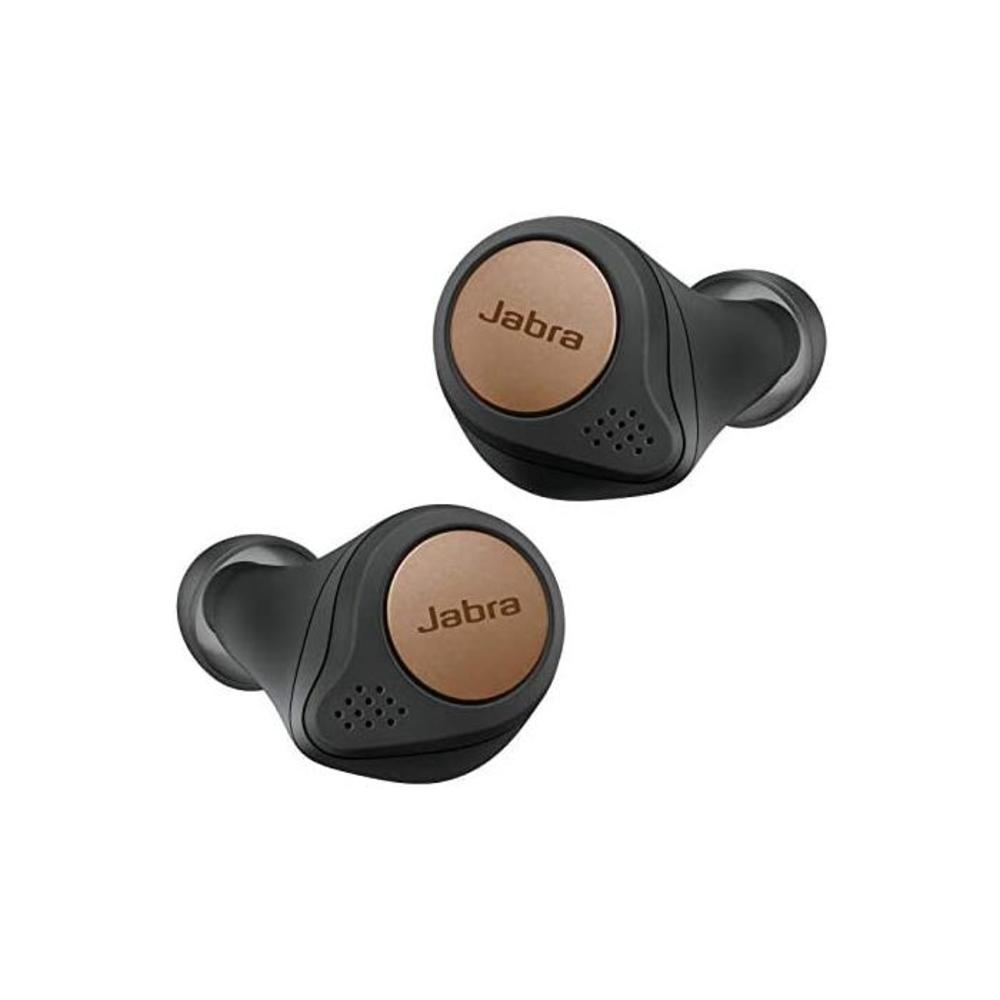 Jabra Elite Active 75t Earbuds Amazon Edition - Active Noise Cancelling True Wireless Sports Earphones with Long Battery Life for Calls and Music - Copper Black B083WY1W2S