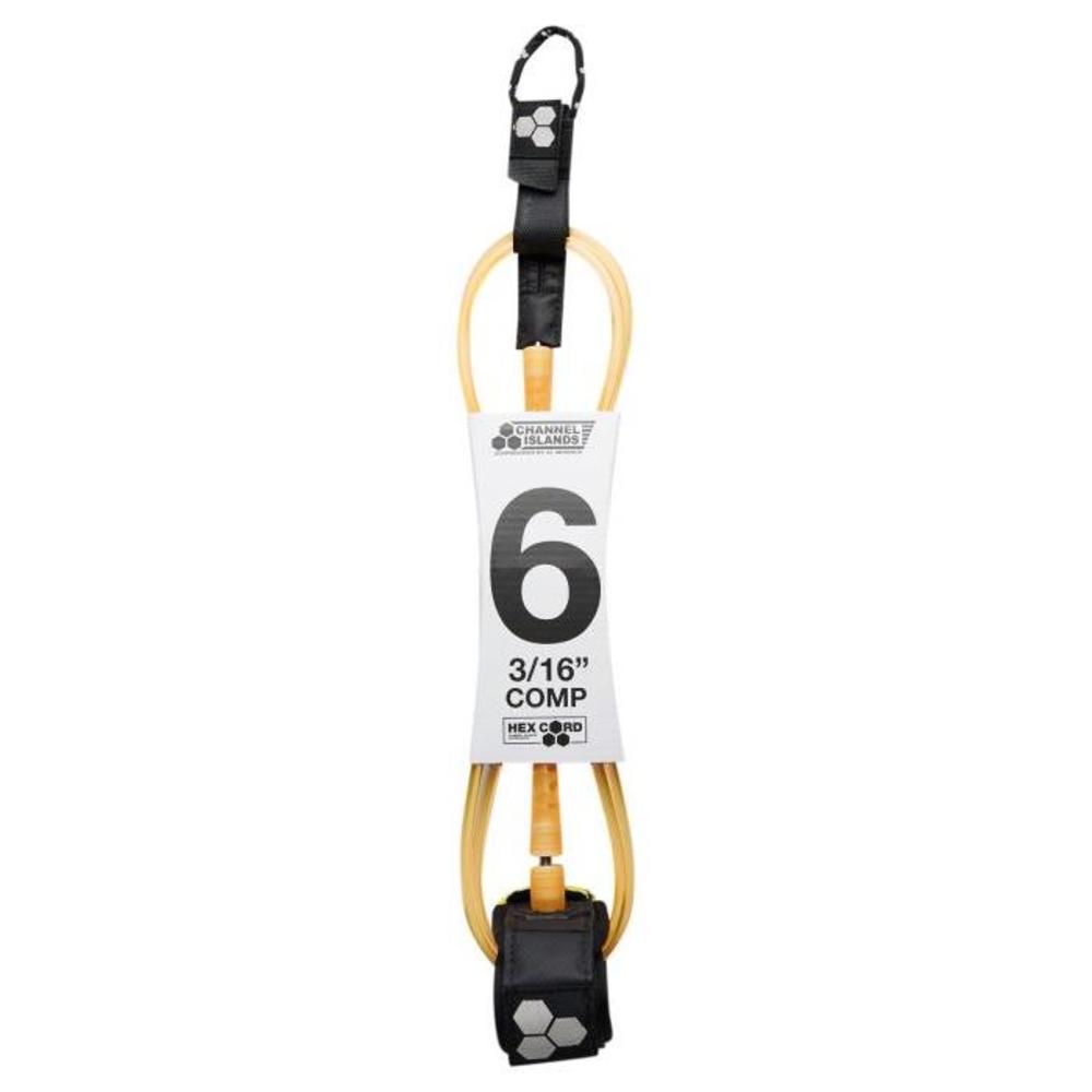 CHANNEL ISLANDS 6Ft Comp Hex Cord Leash ORANGE-BOARDSPORTS-SURF-CHANNEL-ISLANDS-LEASHES-22