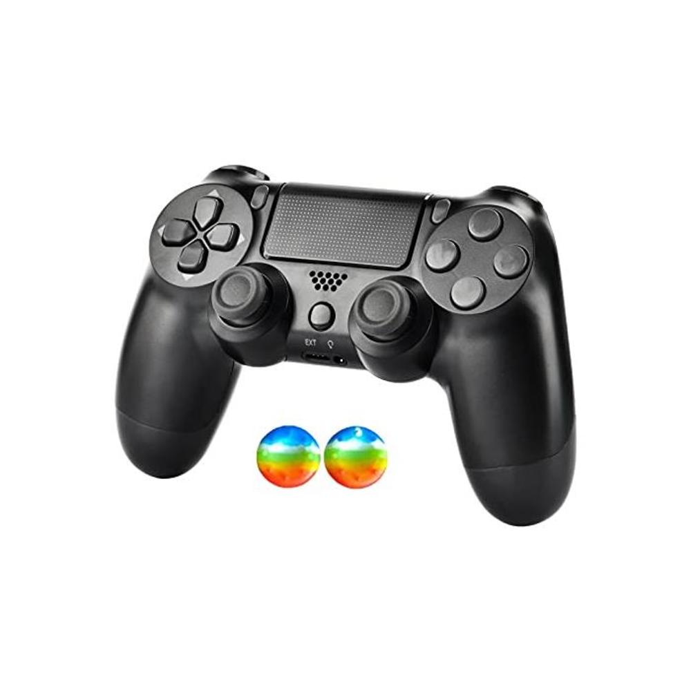 Wireless Controller for PS4, Remote for Sony Playstation 4 with USB Cable and Double Shock, Black B085WHPJX1