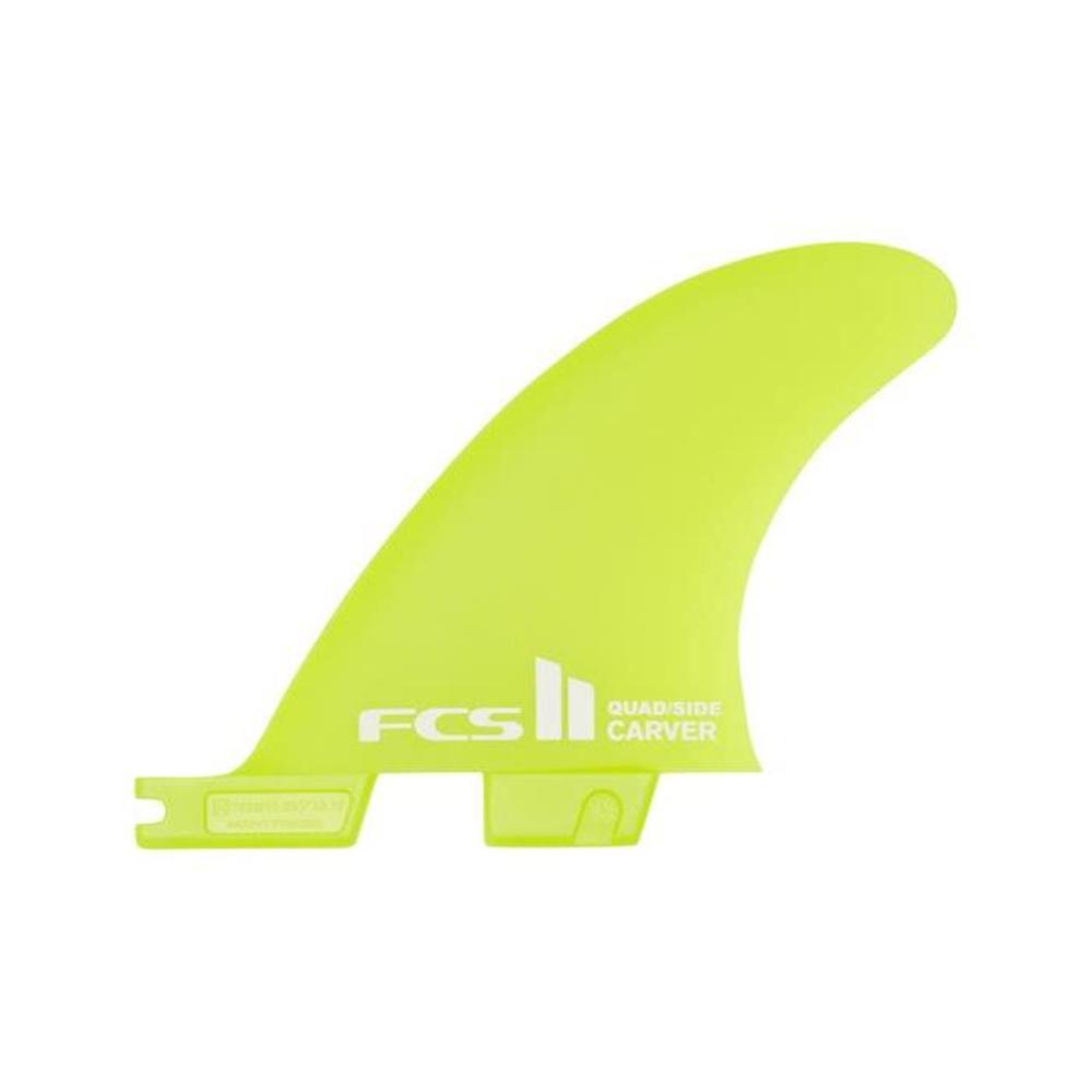 Fcs Ii Carver Neo Glass Small Quad Rear Side Byte Fins GREEN-BOARDSPORTS-SURF-FCS-FINS-FCAR-NG01-SS-RS-RG