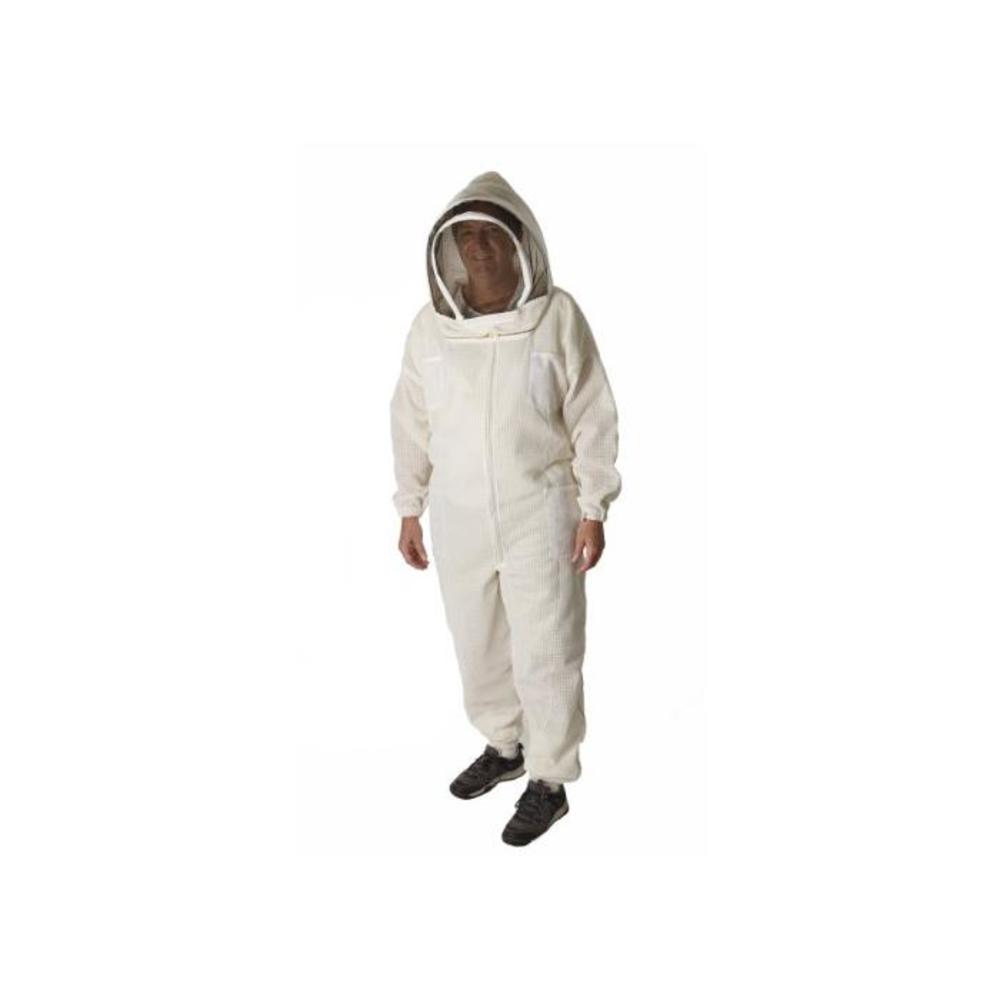 Ultra Breeze Medium Beekeeping Suit with Veil, 1-Unit, White B007PP1YOE