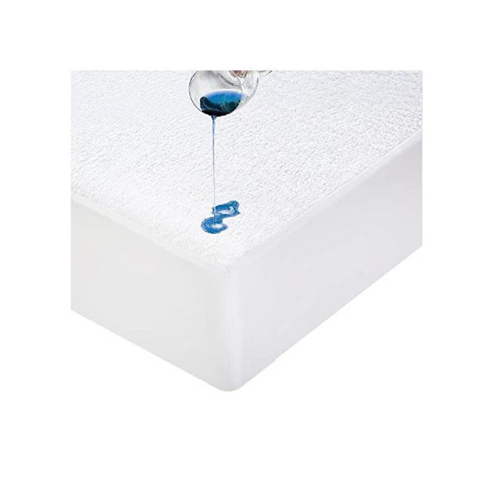 Luxor Cotton Terry Fully Fitted Waterproof Mattress Protector - 7 (Baby Cot) B07DW28BFZ