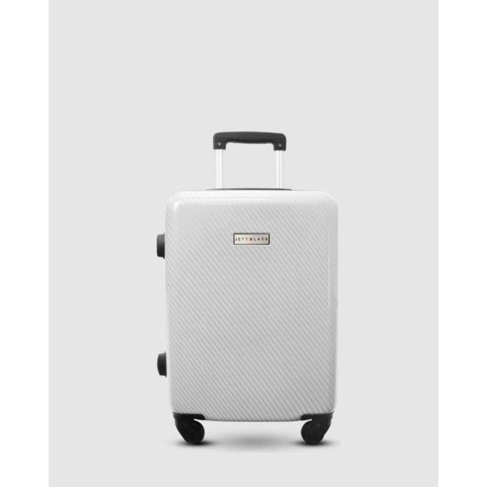 JETT BLACK Carbon White Series Carry On Suitcase JE237AC21ZRU