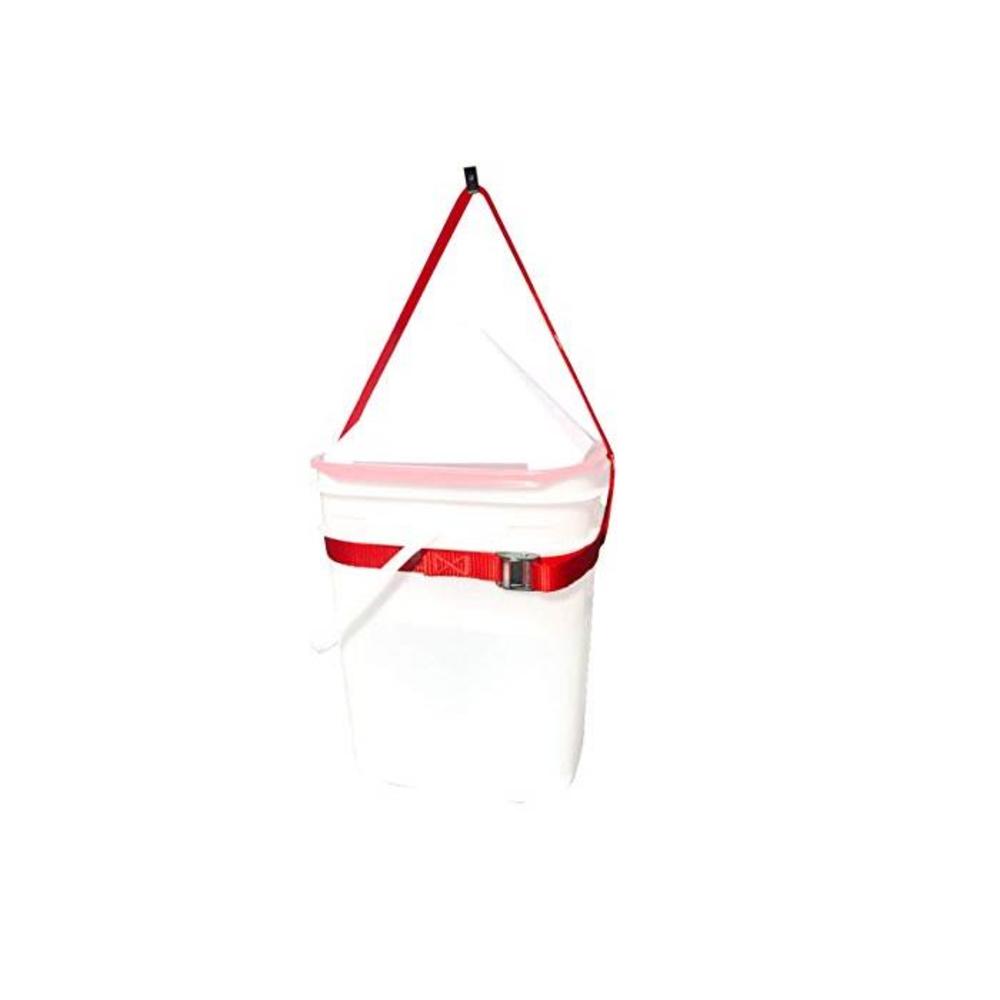 RentACoop Hanging Strap for Chicken Waterers and Feeders - Fits Every Size of Round or Square Bucket B07NTMX7Z5