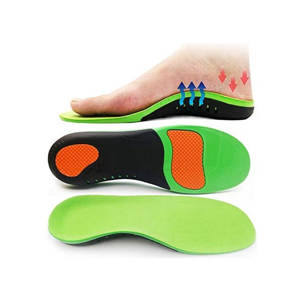 Orthotic Insoles, H HOME-MART Plantar Fasciitis Insole, Full Length Heel Seats Foot Orthotic Inserts with Arch Support for Treating Heel Pain and Heel Spurs (S(EU 39-41)) B087655YL5
