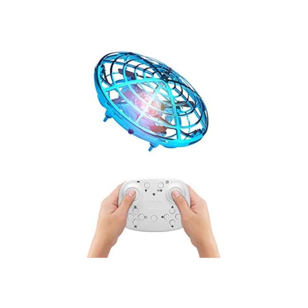BlueFire Mini Drone for Kids, Hand Operated Drone Flying Ball Indoor Helicopter Ball with Remote Control, Flying UFO Drone Quadcopter Flying Toys Gifts for Boys Girls Kids B08QZ94Y93