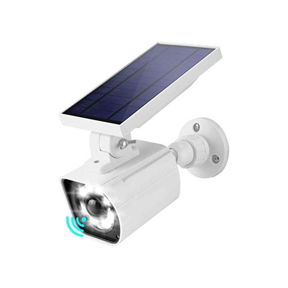 JYDirect Solar Motion Sensor Light Outdoor - 800Lumens 8 LED Spotlight 5-Watt IP66 Waterproof, Wireless Solar Flood Security Light for Porch Garden Patio Driveway Pathway B08FCP3BY5
