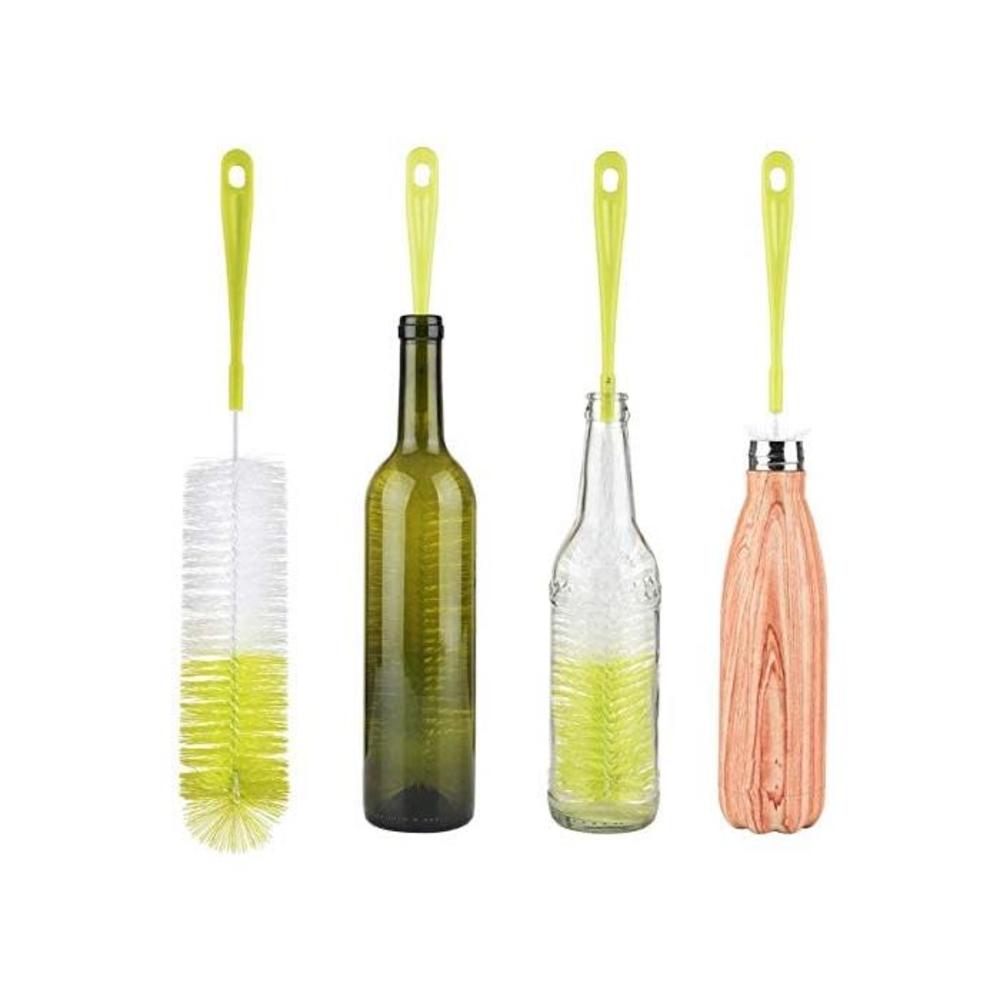 ALINK 16 Long Bottle Brush Cleaner for Washing Wine, Beer, Swell, Decanter, Kombucha, Thermos, Glass Jugs and Long Narrow Neck Sport Bottles B07567S6W1