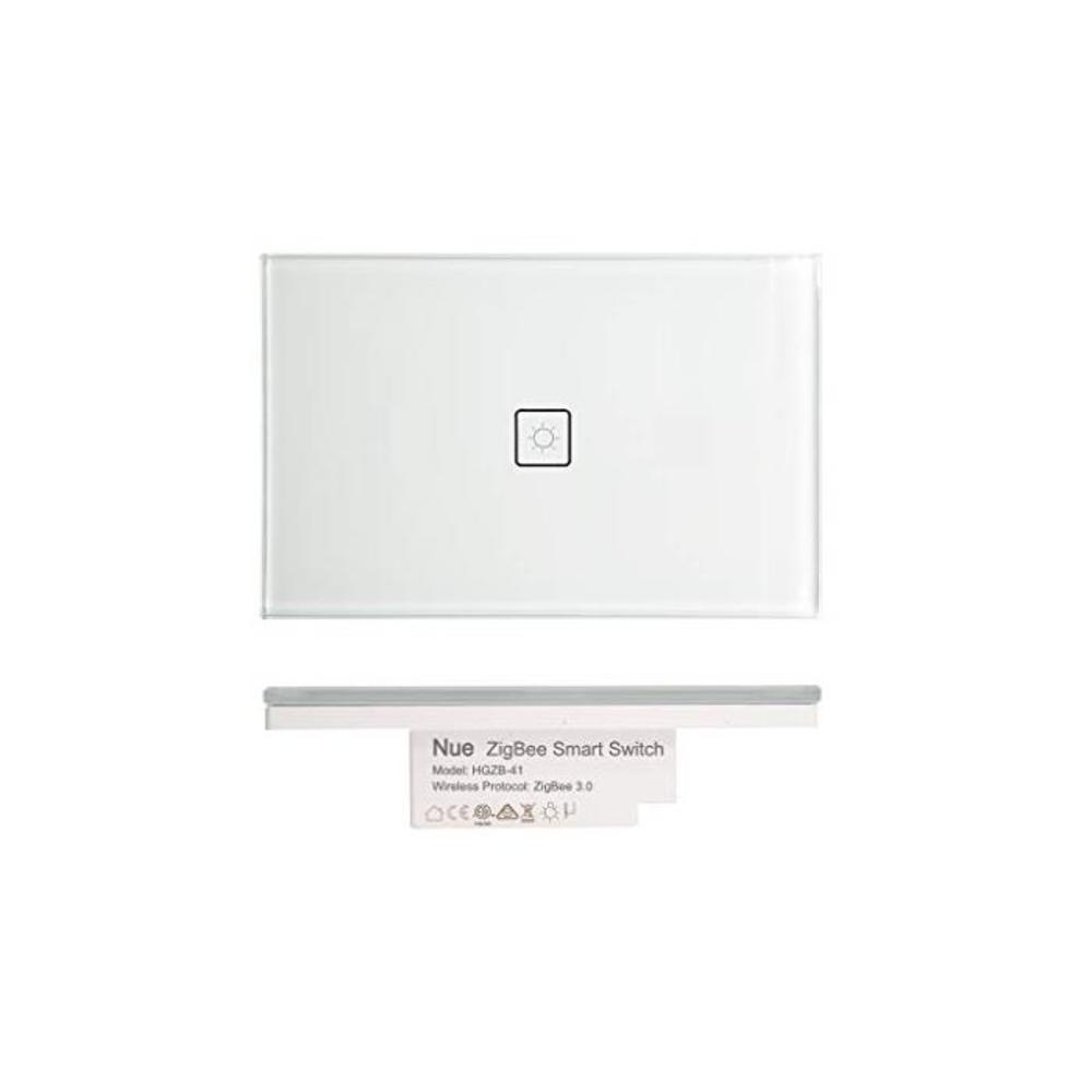 Nue ZigBee Smart Light Switch, Dimmer, Fan Switch, Curtain Blind Switch Power Point GPO, Light Controller and in_Ceiling Dimmer (1 Gang Switch) B078M49TZ4