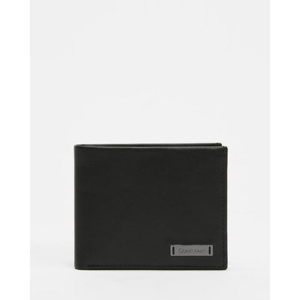Calvin Klein Smooth Plaque Slimfold 6CC Wallet CA221AC26BPD