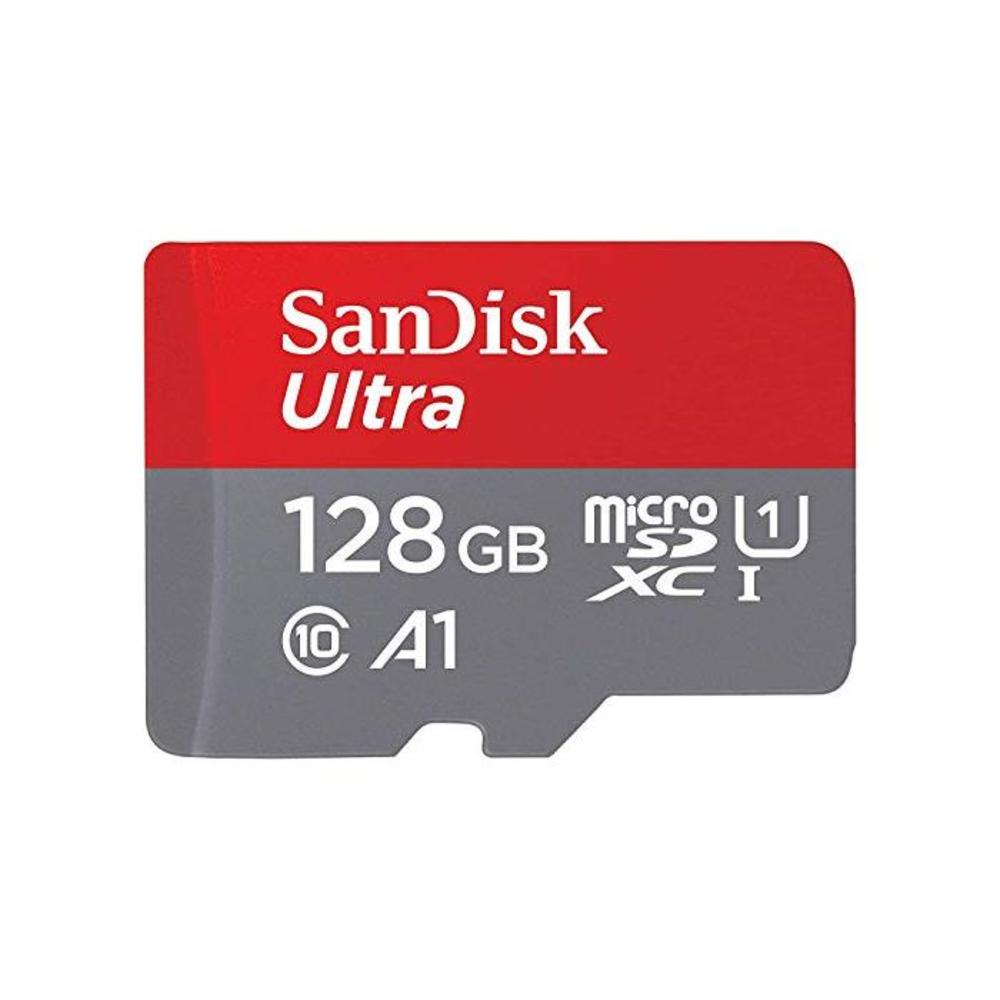SanDisk 128GB Ultra microSDXC UHS-I Memory Card with Adapter - 120MB/s, C10, U1, Full HD, A1, Micro SD Card - SDSQUA4-128G-GN6MA B08GYKNCCP
