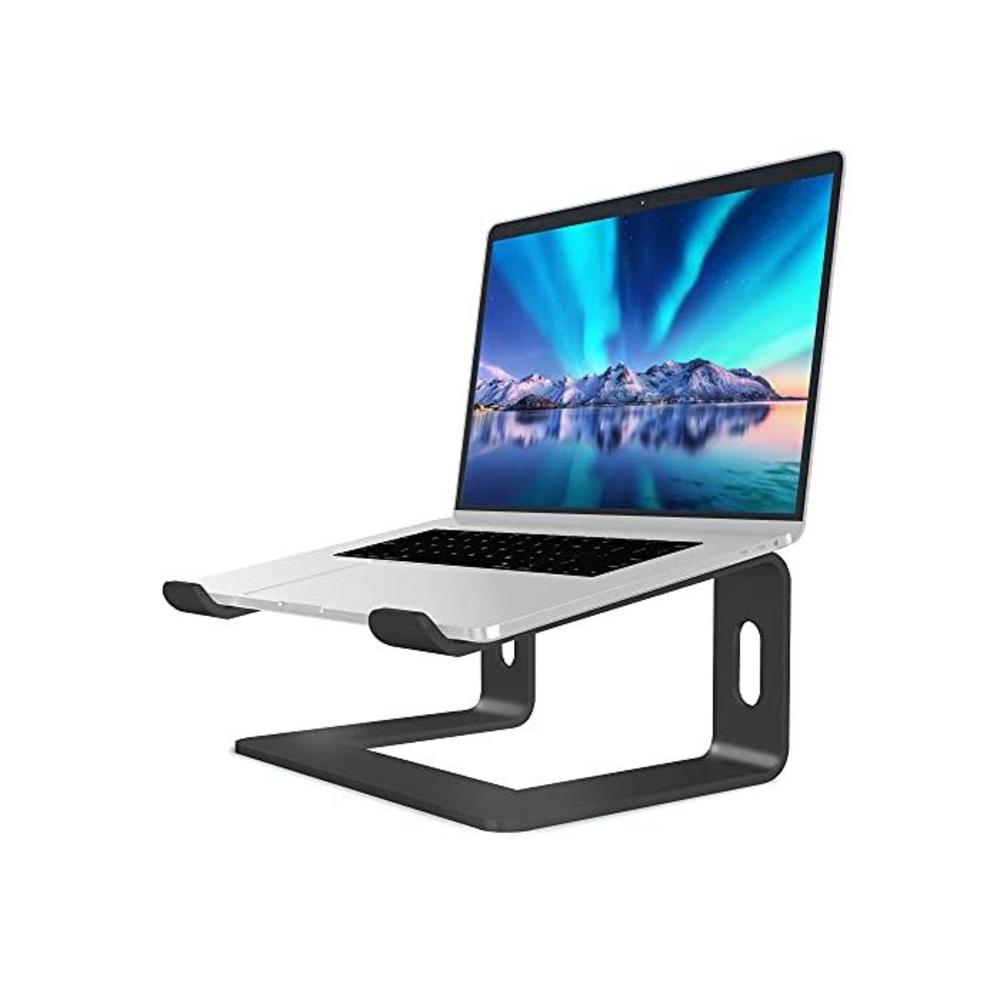 Soundance Aluminum Laptop Stand for Desk Compatible with Mac MacBook Pro Air Apple Notebook, Portable Holder Ergonomic Elevator Metal Riser for 10 to 15.6 inch PC Desktop Computer, B07NXR9R22