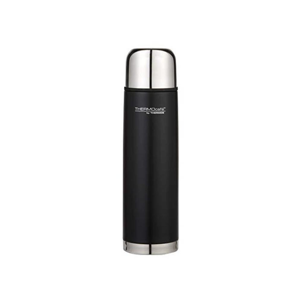 THERMOcafe Stainless Steel Vacuum Insulated Slimline Flask, 1L, Matte Black, ED10BLK6AUS B079N8V9YH
