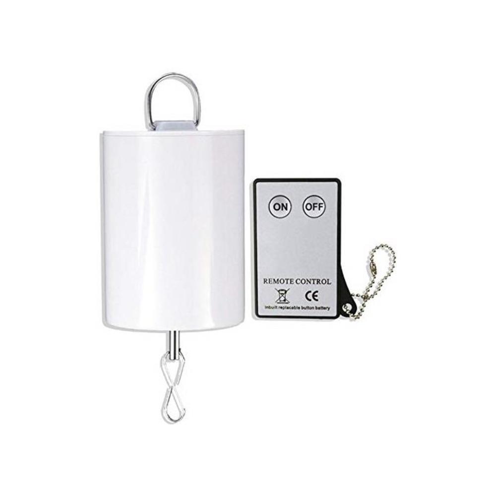 Fonmy Hanging Display Motor with Remote for Wind Spinner Ornament Hanging Decor Wind Chimes Baby Crib Mobile Battery Operated Motor-10 RPM Low Speed B07GQSM6QD
