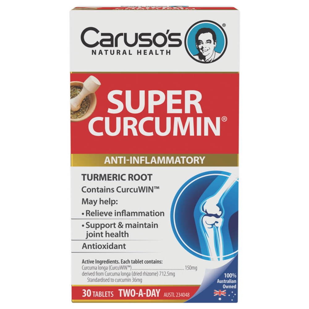 카루소스 내츄럴 헬스 슈퍼 커큐민 Arthritis Relief 30 Carusos Natural Health Super Curcumin Arthritis Relief 30