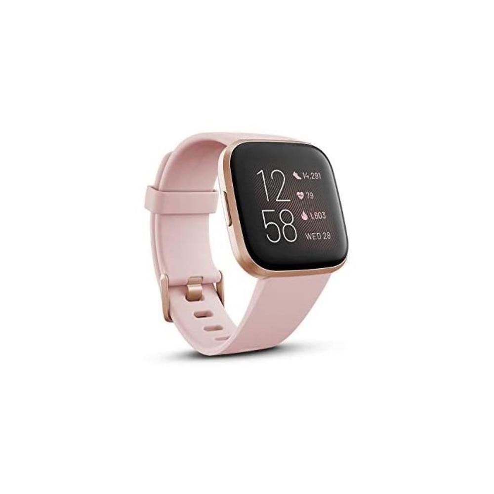 Fitbit Versa 2 Health and Fitness Watch with Heart Rate, Sleep and Swim Tracking - Petal/Copper Rose Pink B07WC834YQ