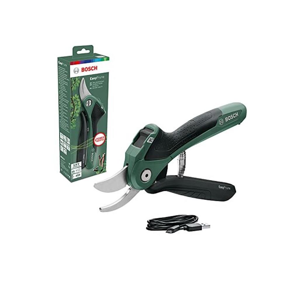 Bosch EasyPrune Cordless Powered Secateurs (Integrated Lithium Ion Battery, 3,6 Volt, In Blister Pack) B08WSK8V1P