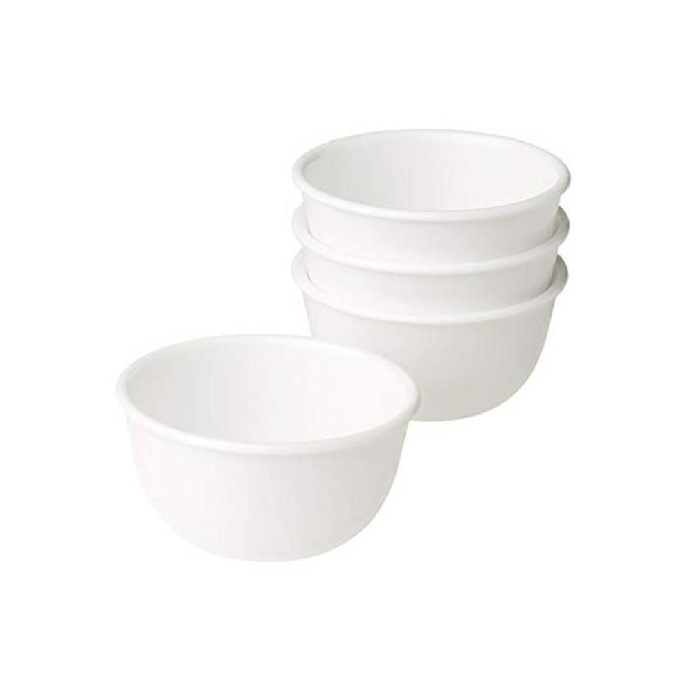 Corelle Livingware Dessert Bowl, Winter Frost White, 4 piece set, 354ml B00Q2G8AIU