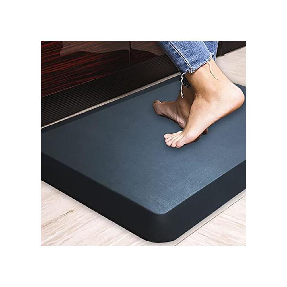 HEALEG Anti Fatigue Mat Comfort Floor Mat Standing Desk Mat for Office and Home Kitchen Rugs (30x20x1, Black) B082QY2NZB