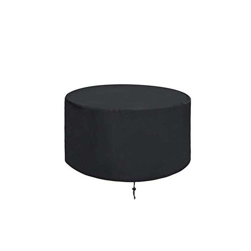 ValueHall Fire Pit Cover Patio Round Bowl Cover Outdoor Furniture Cover Heavy Duty 420D Waterproof Table Cover Outdoor Barbecue Grill Dust Cover V7084A (32 inch) B083HBJXZD