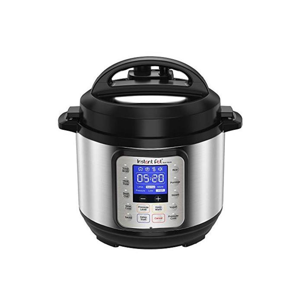 Instant Pot 110-0022-01 Duo Nova Electric Multi Use Pressure Cooker, Stainless Steel, 3L B07Y1X61QK