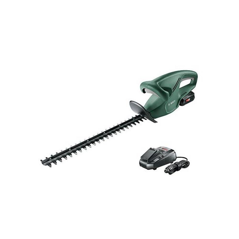 Bosch Cordless Hedge Trimmer EasyHedgeCut 18 (With 1x 2.5Ah Battery and Fast Charger, 18 Volt System) B08HCTVMLF