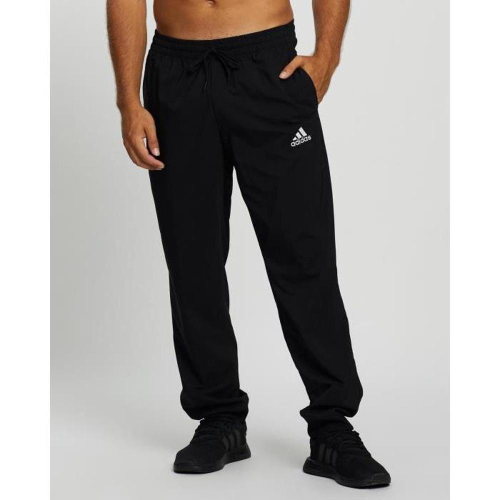 Adidas Performance Essentials Stanford Tapered Cuff Embroidered Small Logo Pants AD776SA41ZQC