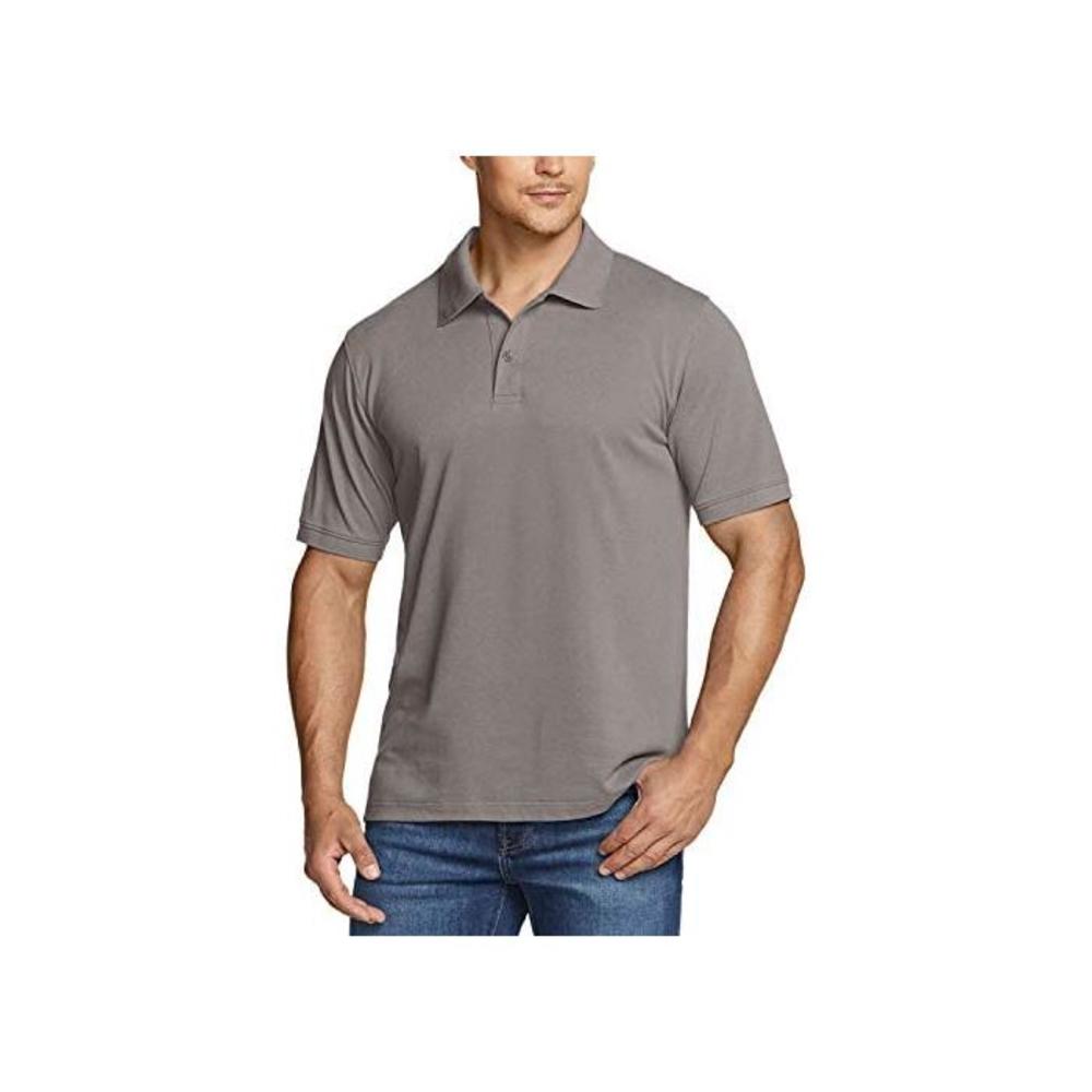 TSLA Mens Short Sleeve Polo Shirts, Regular fit Quick Dry Golf Shirts, Sports Performance Dri Flex Tech Solid Top Shirts B08DR6D6PQ