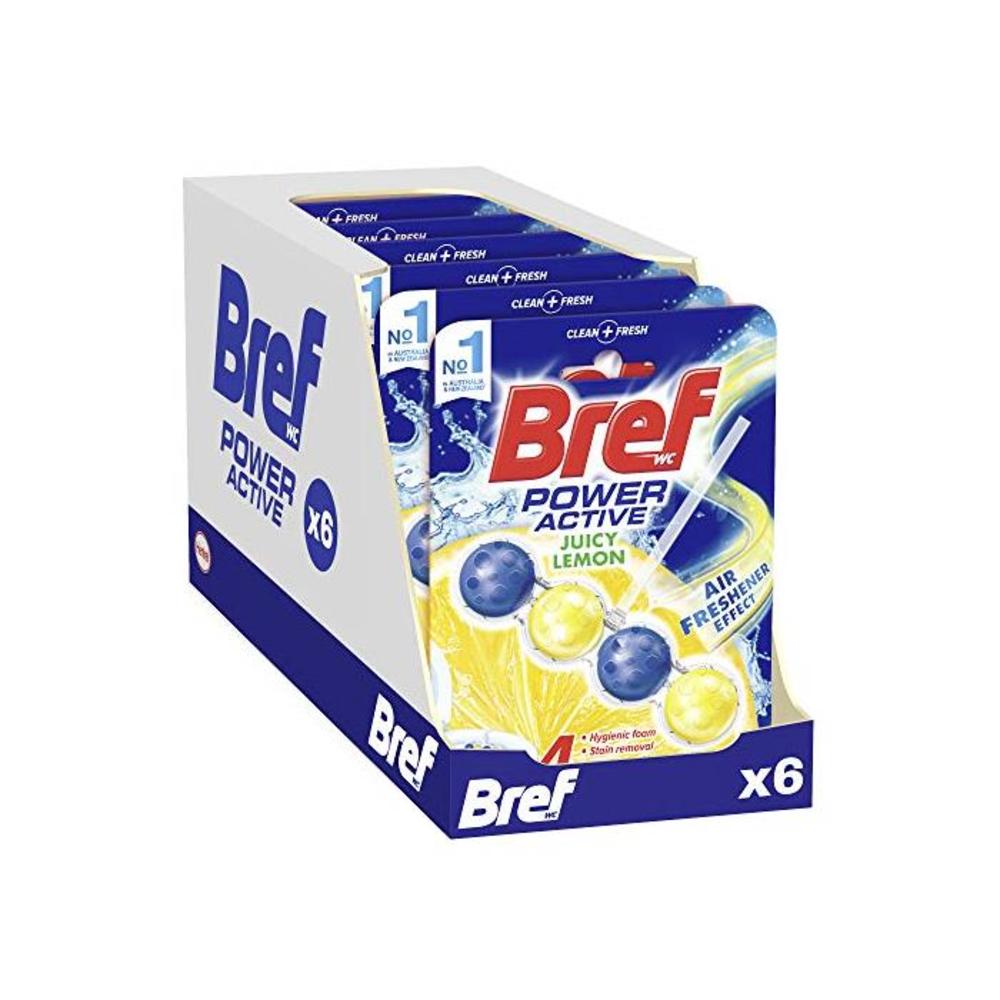 Bref Power Active Lemon 4in1, In Bowl Toilet Cleaner, 50g B077JJSCV5