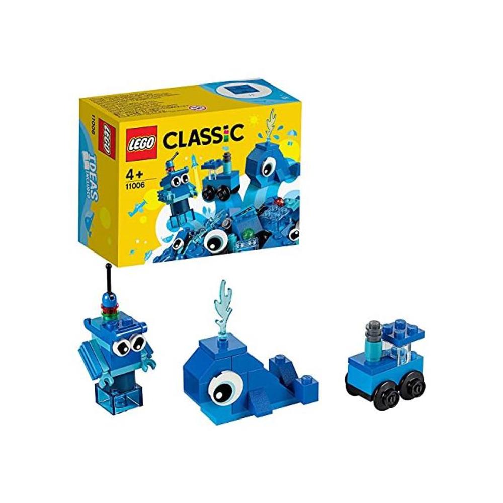 LEGO 레고 클래식 크레이티브 Blue Bricks 11006 Kids’ 빌딩 토이 스타ter Set with Blue Bricks to Inspire Imaginative Play B07W7TN6CR