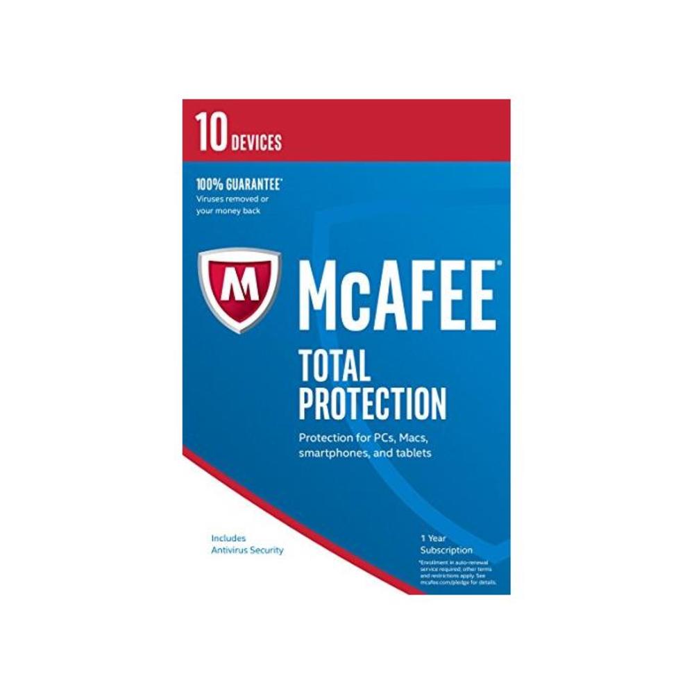 McAfee 2017 Total Protection 10 Devices PC/Mac/Android Download [Old Edition] B01K1FB27I