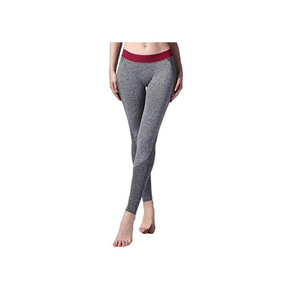 Workout Leggings Yoga Pants, Gym Athletic Tights for Women Mid Waist Seamless Running Sports Flex SEKERMAET Black Grey Teal B07D344T1T