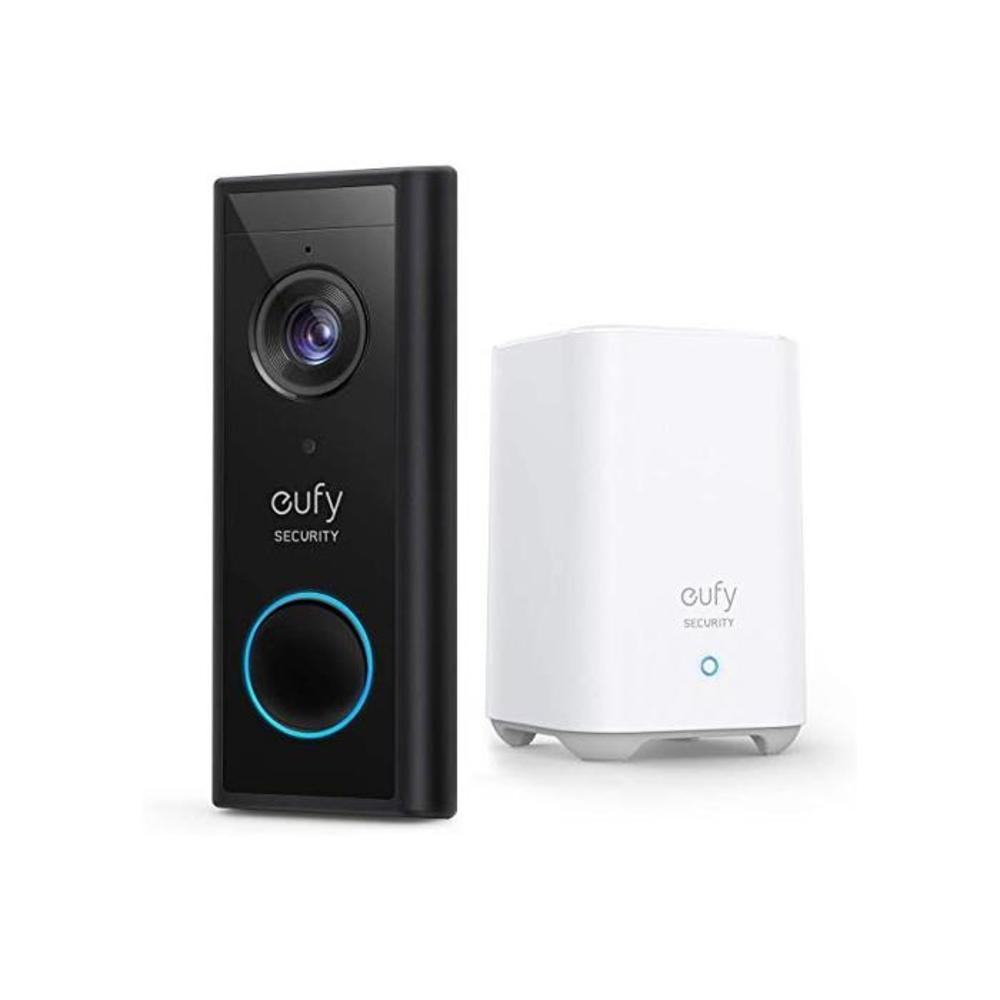 Eufy E8210CW1 Video Doorbell Video Doorbell 2k (Battery) Plus Home Base 2 B0876DVB78