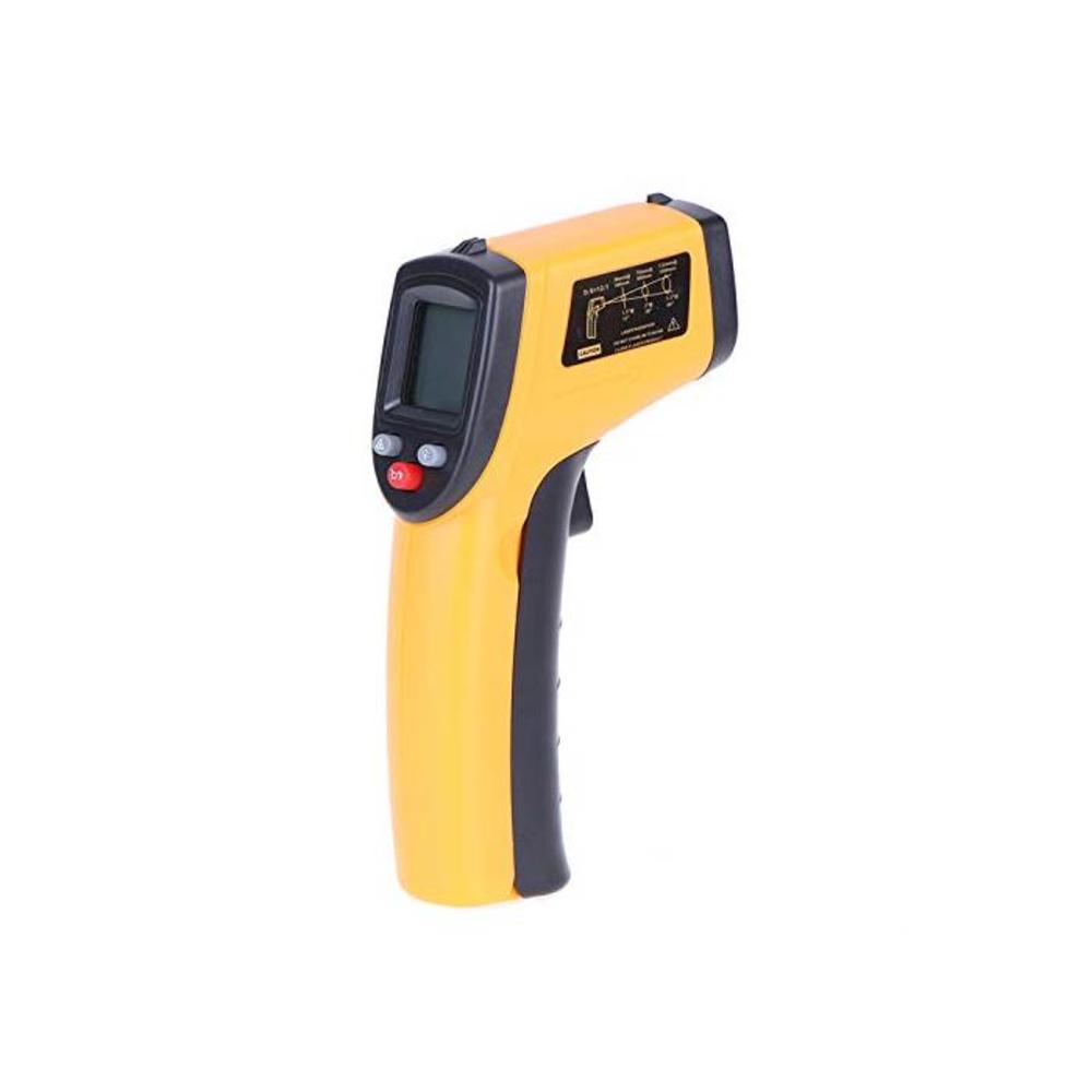 Sangmei Digital Infrared Thermometer Industrial Temperature Gun Non-Contact with Backlight -50-380°C（NOT for Humans） Battery not Included B08CKQZ82P