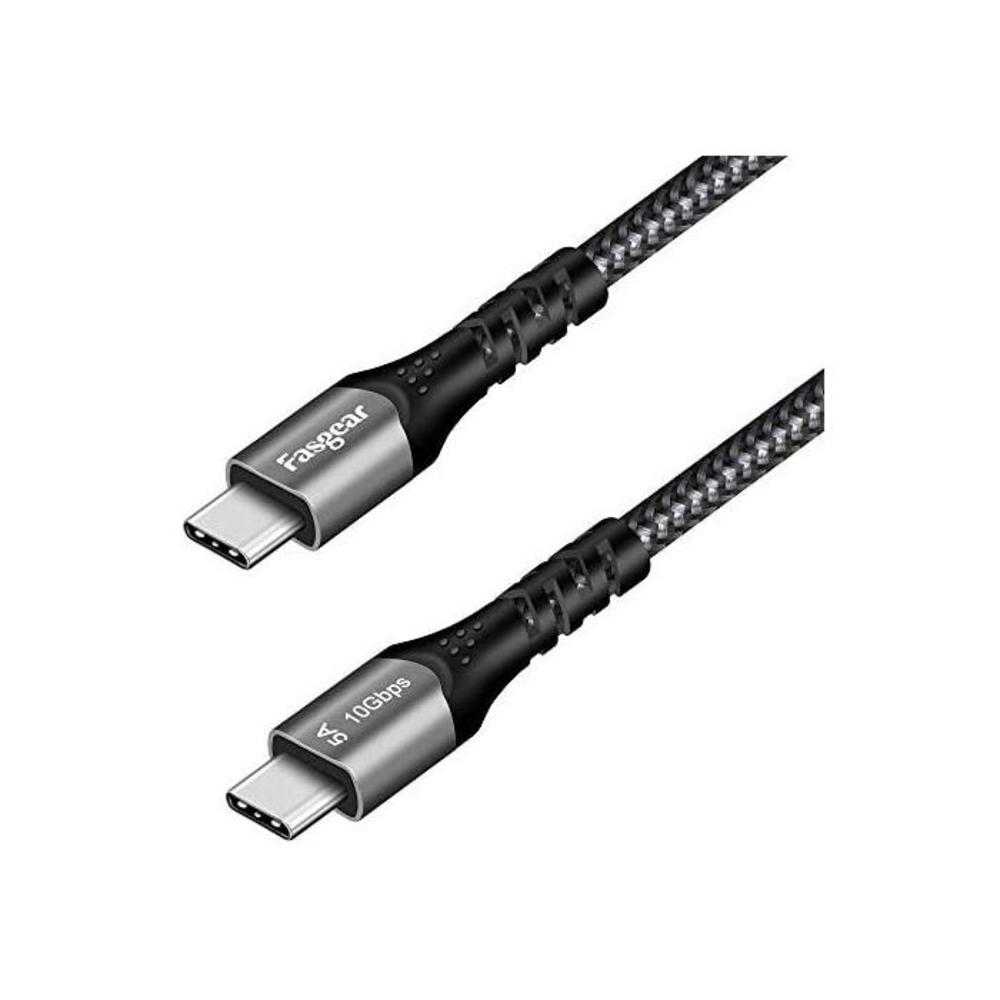 Fasgear USB C to Type C Cable, 1 Pack USB 3.1 Type C Gen 2 Fast Charge Cable, 100W 20V/5A Power Delivery, 10Gbps Data Transfer, 4K@60Hz Video Output, Compatible for 16 Mac-Book Pro B07Y86L9HP