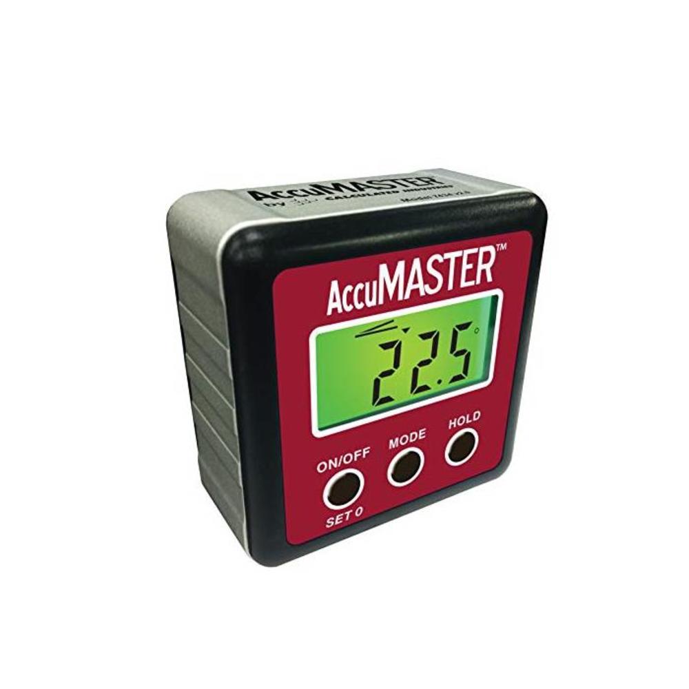 Calculated Industries 7434 AccuMASTER 2-in 1 Magnetic Digital Level and Angle Finder / Inclinometer / Bevel Gauge, Latest MEMs Technology, Certified IP54 Dust and Water Resistant B0148M7P4O