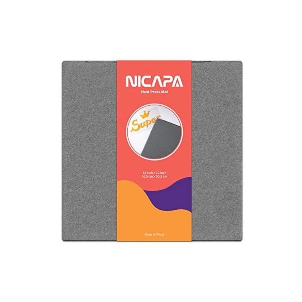 Nicapa Heat Press Mat for*Cricut Easypress Easy Press 2(12x12 inch) Craft Vinyl Ironing Insulation Transfer Heating Mats B08GPY8X9F