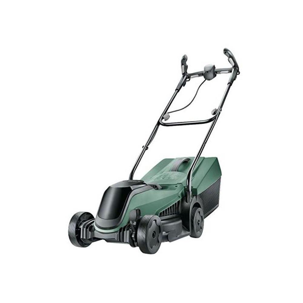 Bosch CityMower 18 Cordless 18 Volt Lawnmower (Without Battery, Lawns upto 300 m2, Cut Width: 34cm, in Carton) B07QFRN36C