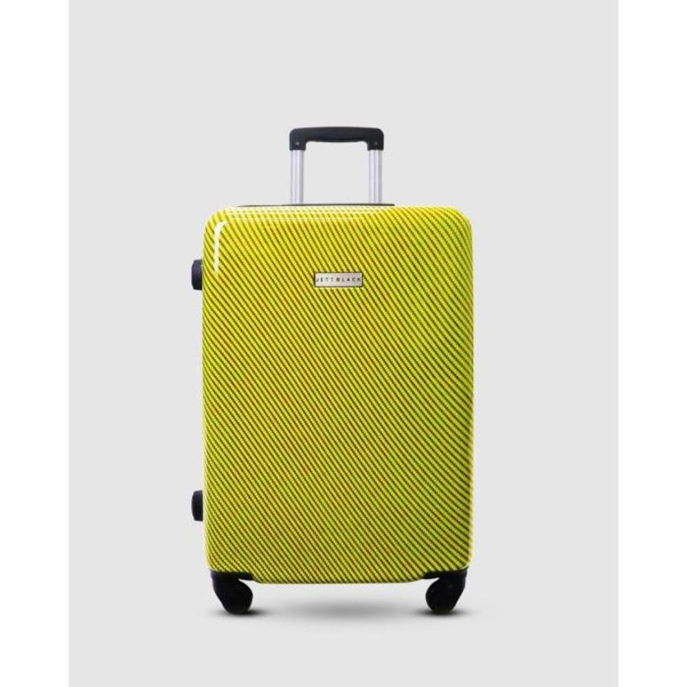 JETT BLACK Carbon Yellow Series Medium Suitcase JE237AC43DFW