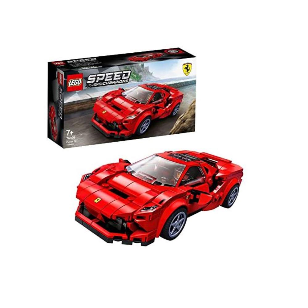 LEGO 레고 스피드 챔피온 76895 Ferrari F8 Tributo 토이 Cars for Kids, 빌딩 Kit Featuring 미니피규어 B07W5PWLN3