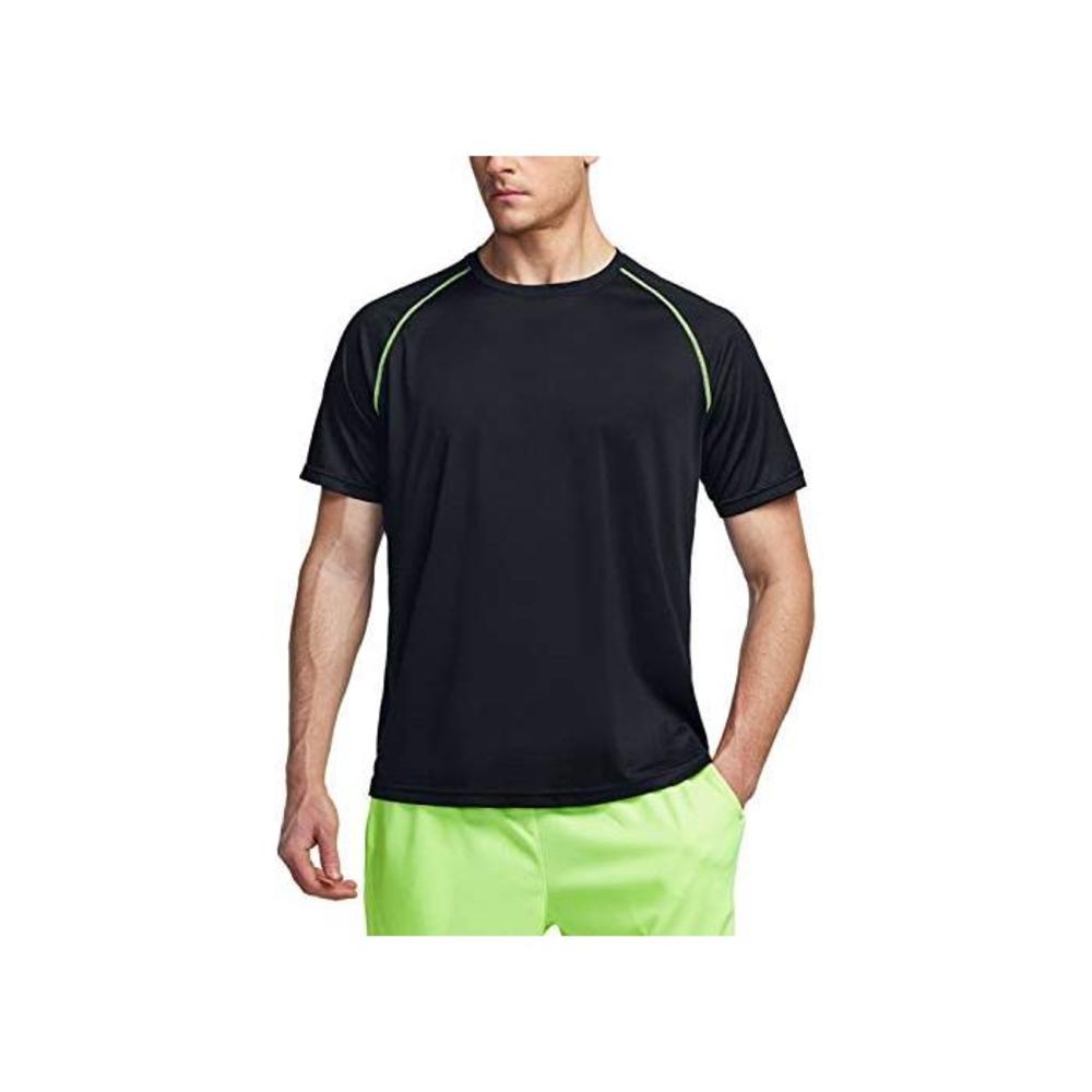 TSLA Mens (Pack of 1, 2) Workout Running Shirts, Quick Dry Cool-Dri Short Sleeve Athletic Shirts, Active Sport Gym T-Shirts B095NMMH1J