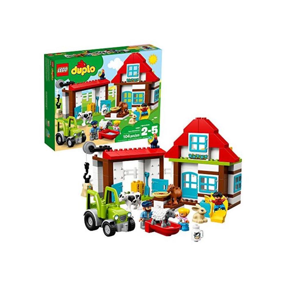 LEGO 레고 듀플로 DUPLO 타운 Farm Adventures 10869 Buidling Bricks (104 Pieces) B078KCGHDL