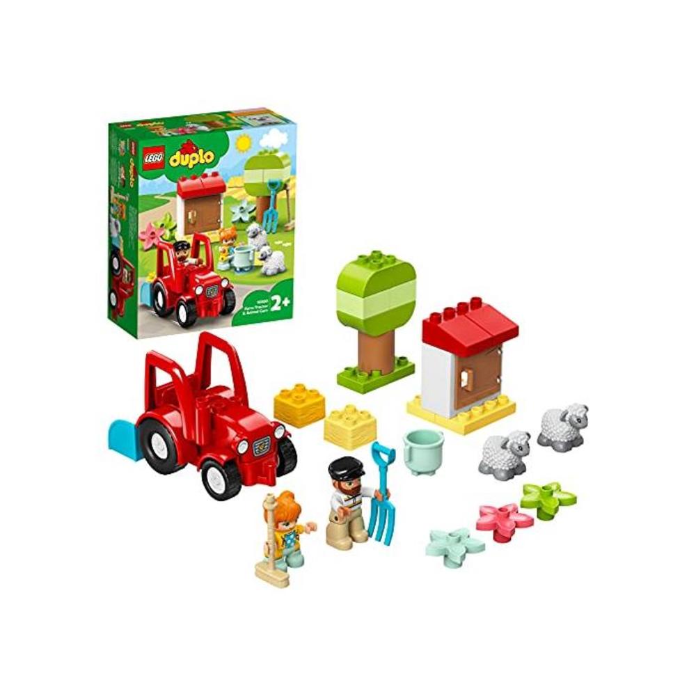 LEGO 레고 듀플로 DUPLO Farm Tractor &amp; 애니멀 Care 10950 Playset B08GP2TFJD
