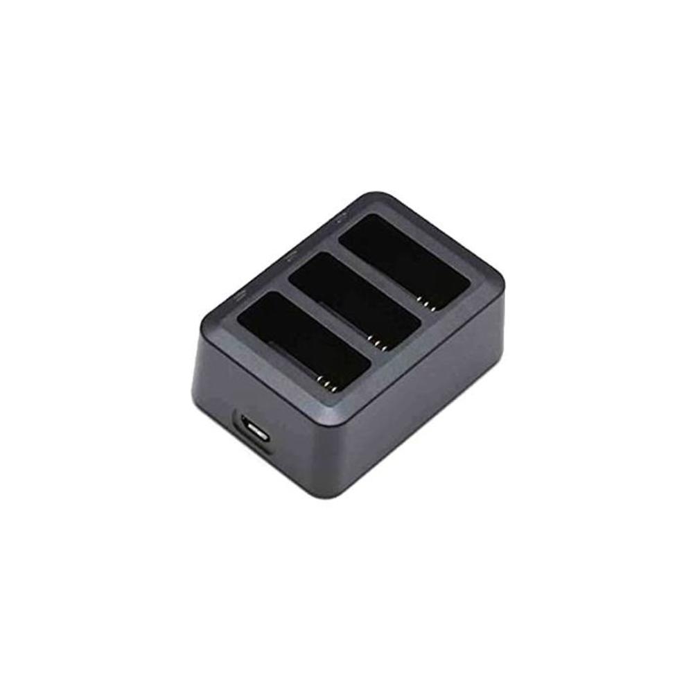 DJI 3-Bay Battery Charging Hub for DJI Tello Drone Batteries, Black, CP.PT.00000271.01 B07D28FXXL