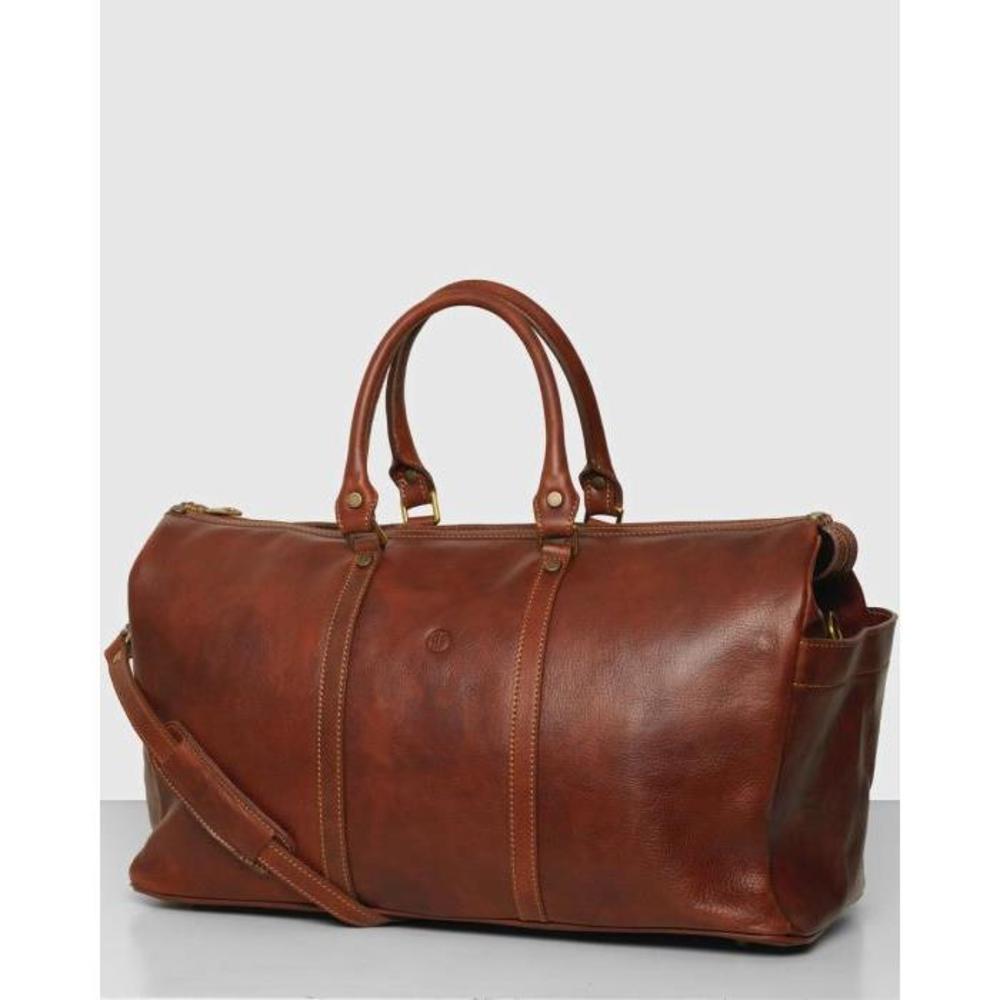 Republic of Florence Conti Brown Duffle Bag ET548AC49ELY
