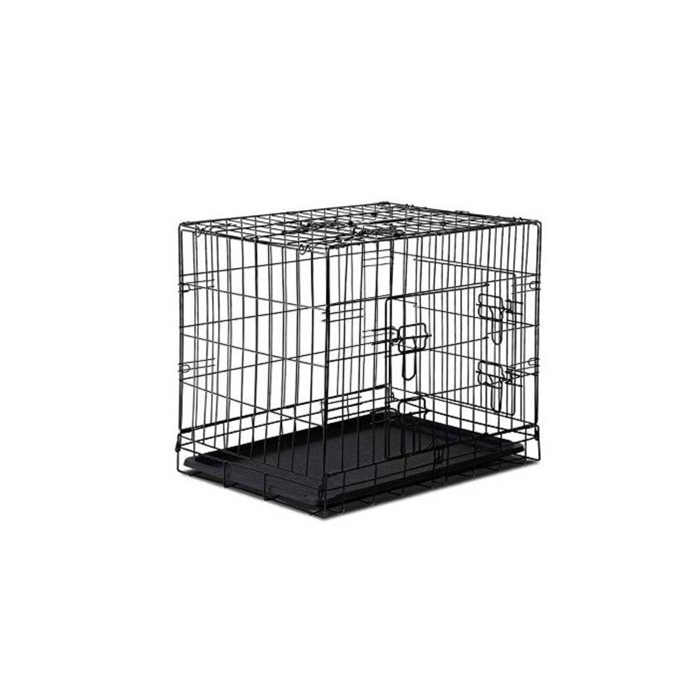 24 Dog Cage Pet Crate Puppy Cat Foldable Metal Kennel Portable House 3 Doors S B077929PVB