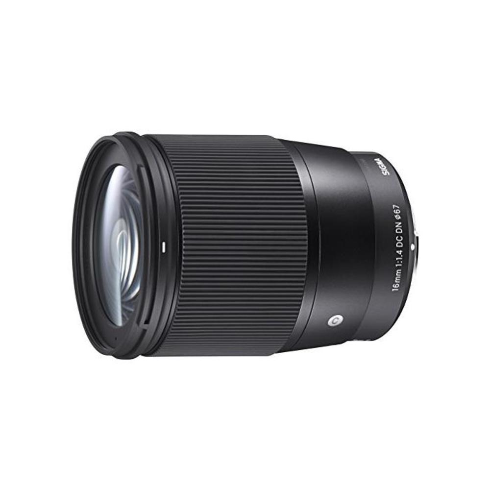 Sigma 4402965 16mm f/1.4 DC DN Contemporary Lens for Sony (E-Mount), Black B077BWD2BB